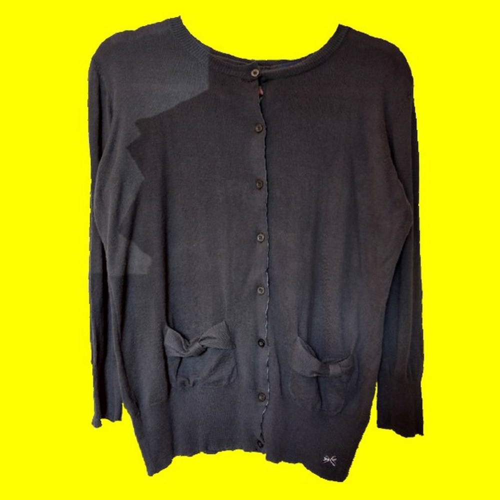 Tommy Girl Navy Crew Neck Cardigan